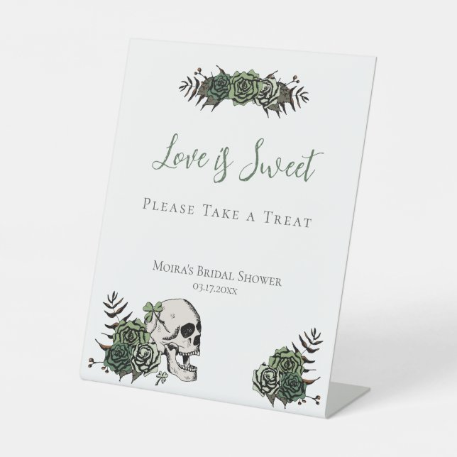 Expositor En L Rosas Blancas de Cráneo Favoritos de Desayuno Irla (Anverso)