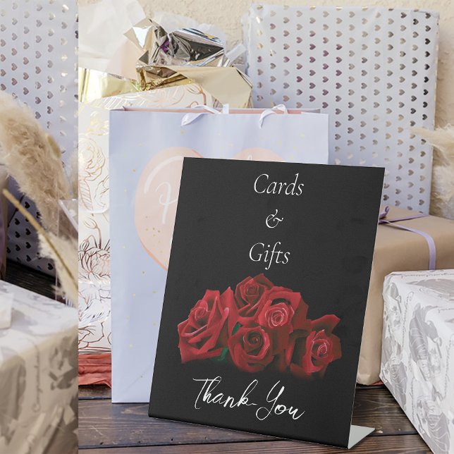 Expositor En L Rosas Rojas Blancas Black Elegards Cards & Gifts (Subido por el creador)
