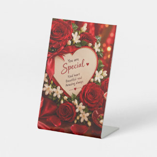 Expositor En L Rosas Rojas Románticas & Jazmín Eres Especial Cora