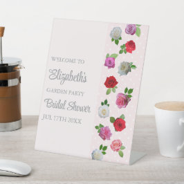 Expositor En L Rose Garden Party Bridal Shower