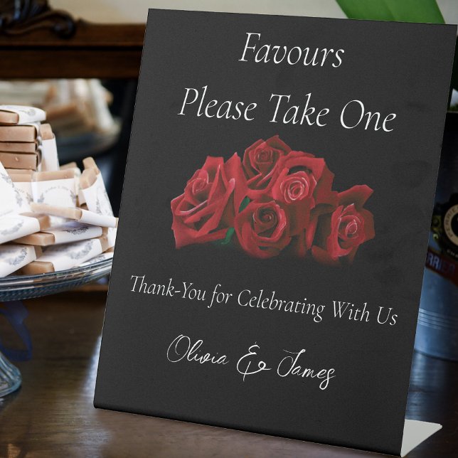 Expositor En L Roses Rojos Blancos Elegancia Negra Favoritos de b (Subido por el creador)