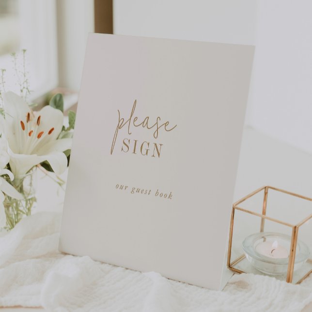 Expositor En L Rótulo Boda de libros de Moda moderna de oro (Subido por el creador)