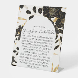 EXPOSITOR EN L RÓTULO BODA DE MESA DE COOKIE JOVEN