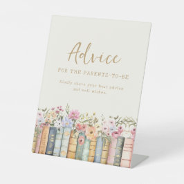 Expositor En L Rótulo Boho Baby Shower Advice