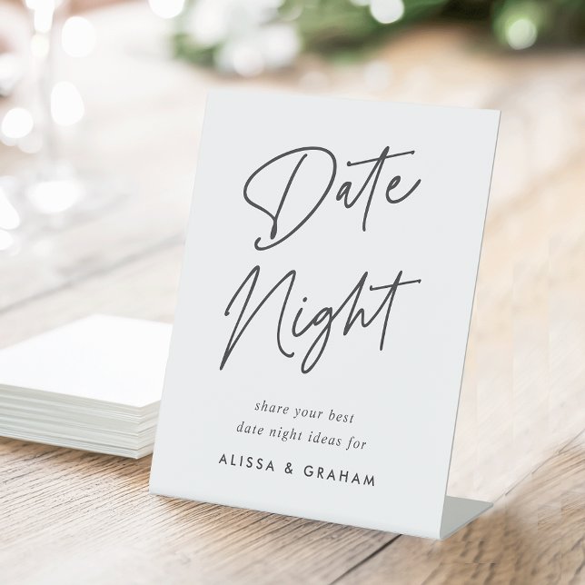 Expositor En L Rótulo Bridal Shower Date Jar (Subido por el creador)