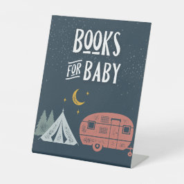 Expositor En L Rótulo Camping Shower | Libros para bebés