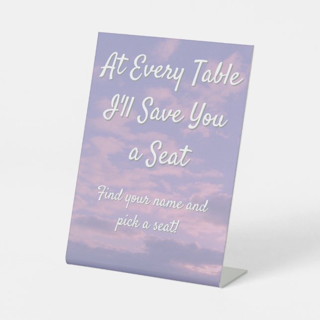 Expositor En L Rótulo de asiento de Dream Clouds Lover (Anverso)