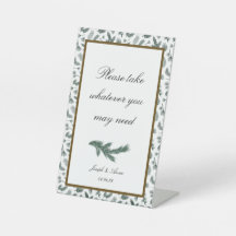 Rótulo de baño de personalizable en Pine