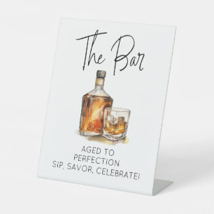 Expositor En L Rótulo de bar personalizado Whiskey - Ageto a la p