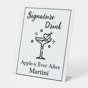 Expositor En L Rótulo de bebida por Boda Martini