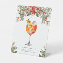 Rótulo de bebidas con firma para navidades