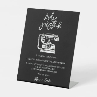 Expositor En L Rótulo de Boda del libro de audio