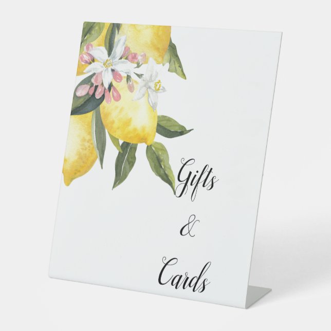 Expositor En L Rótulo DE DUCHA BRIDAL DE REGALOS Y TARJETAS (Anverso)