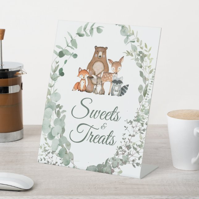 Expositor En L Rótulo de dulces y tratamientos Baby Shower de veg (In Situ)