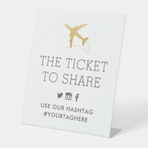 Expositor En L Rótulo de hashtag de la fiesta del tema del viaje 