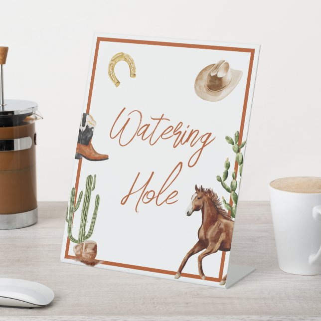 Expositor En L Rótulo de la estación de agua de rodeo Birthday Wa (In Situ)