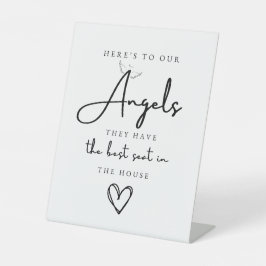 Expositor En L Rótulo de la Mesa Conmemorativa