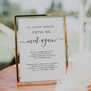 Expositor En L Rótulo de la Mesa Conmemorativa del boda   En la m