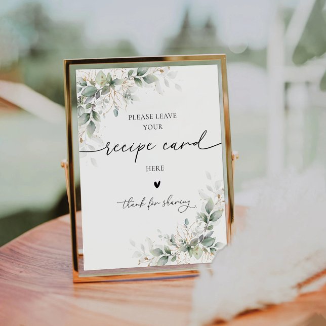 Expositor En L Rótulo de la tarjeta Eucalyptus Gold (Subido por el creador)