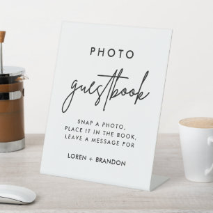 Expositor En L Rótulo de libros de fotografía Boda moderna