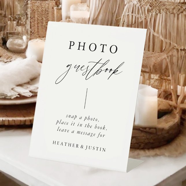 Expositor En L Rótulo de libros de fotografía de Boda caligráfico (Subido por el creador)