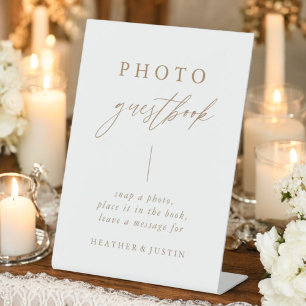 Expositor En L Rótulo de libros de fotografía de Boda de oro de c