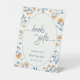 Expositor En L Rótulo de libros y regalos de Flores Silvestres Ba