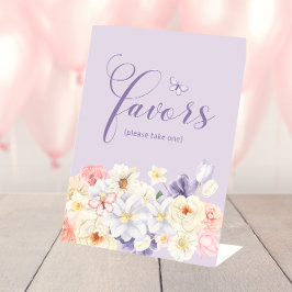 Expositor En L Rótulo de mariposa favorece