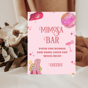 Expositor En L Rótulo de mesa de bar Narshville Bachelorette Mimo