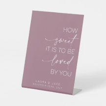 Rótulo De Mesa De Postres - Qué Dulce Se Debe Amar