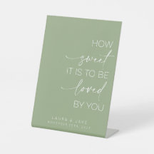 Rótulo De Mesa De Postres - Qué Dulce Se Debe Amar