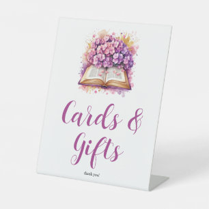 Expositor En L Rótulo de Regalos Temáticos de Hydrangea Book
