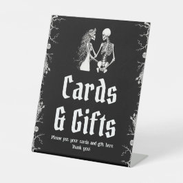 Expositor En L Rótulo de tarjetas de bodas y regalos para esquele