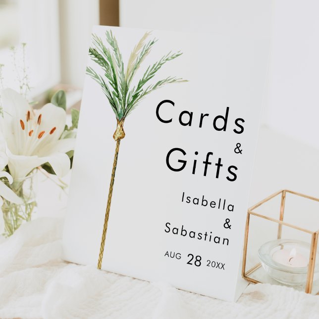 Expositor En L Rótulo de tarjetas y regalos de bodas de destino d (Subido por el creador)