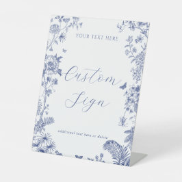 Expositor En L Rótulo de texto de Personalizado de ducha azul de 