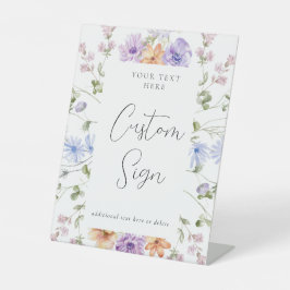 Expositor En L Rótulo de texto de Personalizado de ducha de novia