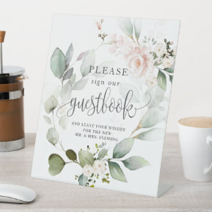 Expositor En L Rótulo de vegetación floral nuestro Rótulo peatona