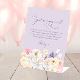 Expositor En L Rótulo del anillo de mariposa