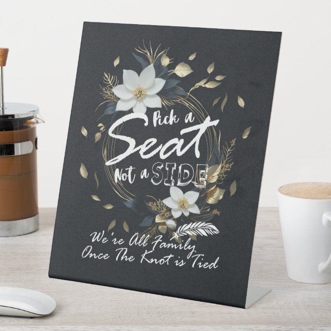 Expositor En L Rótulo del Boda de asientos abiertos de Wreath flo (In Situ)