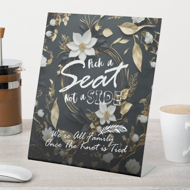 Expositor En L Rótulo del Boda de asientos abiertos de Wreath flo (In Situ)