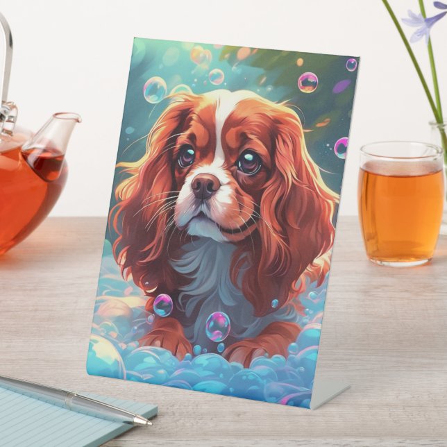 Expositor En L Rótulo del Rey Carlos -Pedestal (In Situ)