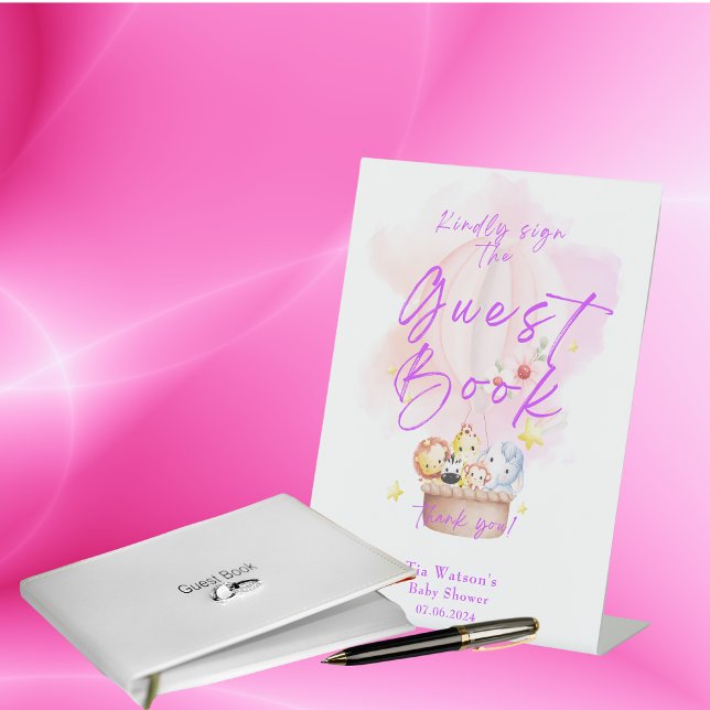 Expositor En L Rótulo del Safari de los bebés del libro de invita (Subido por el creador)