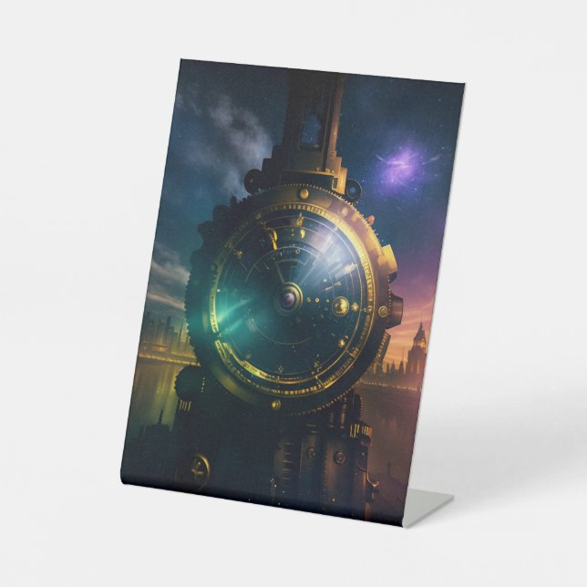 Expositor En L Rótulo Funky Train Table (Anverso)