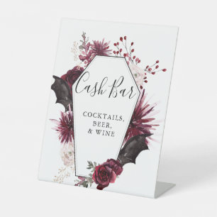 Expositor En L Rótulo Halloween Cash Bar