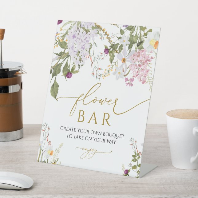 Expositor En L Rótulo Meadow Wildflowers Flower Bar (In Situ)