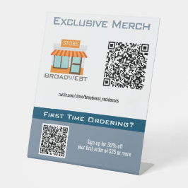 Expositor En L Rótulo Merch 1