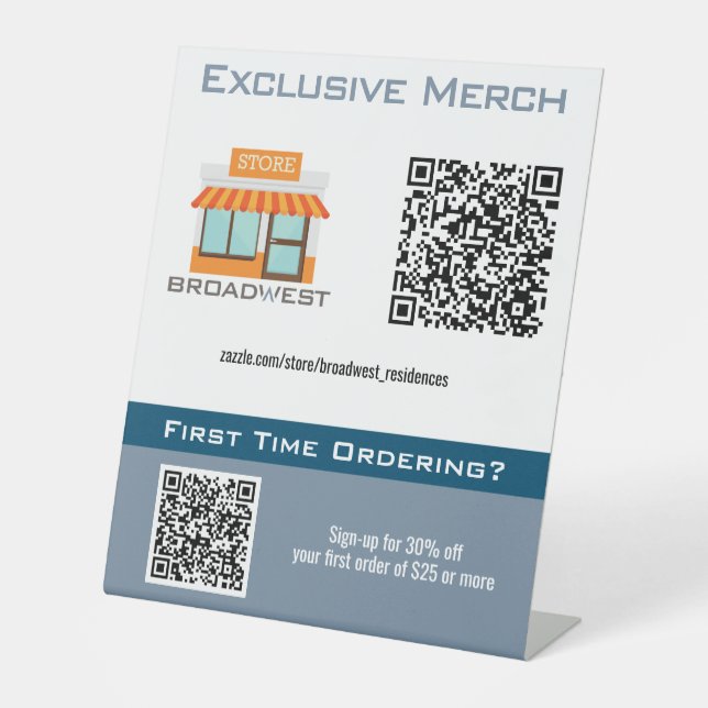 Expositor En L Rótulo Merch 1 (Anverso)