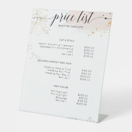 Expositor En L Rótulo moderno y de precios