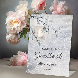 Expositor En L Rótulo Nuestro Boda de libros de visitas Mesa Rótu