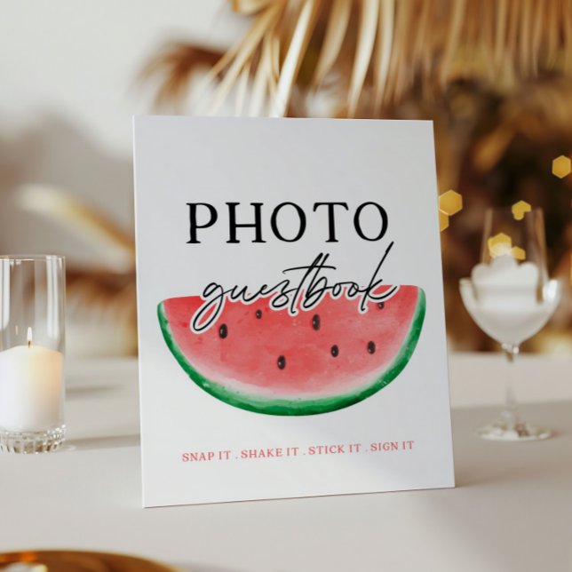 Expositor En L Rótulo One In A Melon Rótulo Watermelon Guestbook (Subido por el creador)